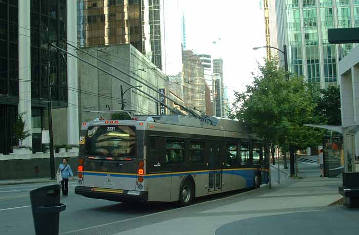 Coast Mountain Bus New Flyer E40LFR trolley 2231